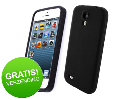 Koopjessite - Siliconen case voor diverse smartphones en tablets - o.a. iPhone 5 en Galaxy S4 Koopjessite - Siliconen case voor diverse smartphones en tablets - o.a. iPhone 5 en Galaxy S4