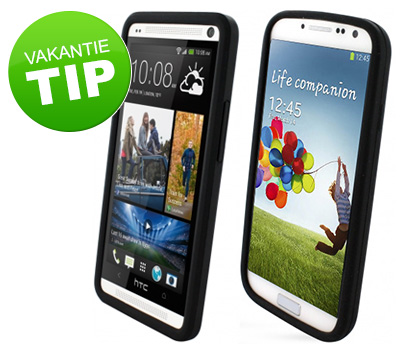 Koopjessite - Siliconen case voor diverse smartphones - o.a. iPhone 5 en Galaxy S4