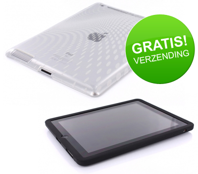 Koopjessite - Siliconen of TPU case voor Tablets - oa iPad 2 en PlayBook Koopjessite - Siliconen of TPU case voor Tablets - oa iPad 2 en PlayBook