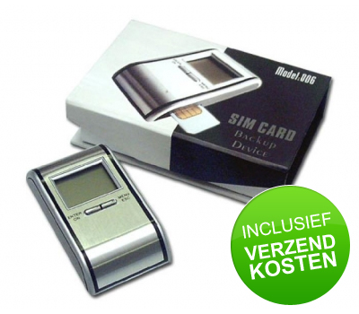 Koopjessite - Simkaart Lezer met LCD