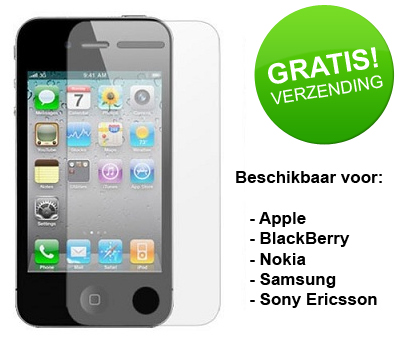 Koopjessite - Sinterklaas 4 daagse: Screen protector voor diverse smartphones