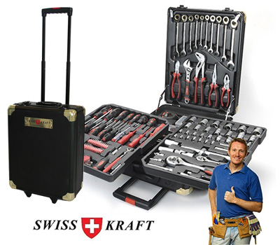 Koopjessite - SWISS KRAFT 226-delige Klusserstrolley Koopjessite - SWISS KRAFT 226-delige Klusserstrolley