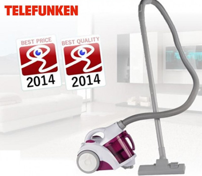 Koopjessite - Telefunken Stofzakloze Stofzuiger met Cyclone Technologie Koopjessite - Telefunken Stofzakloze Stofzuiger met Cyclone Technologie