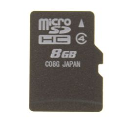 Koopjessite - Toshiba Micro SD 8 GB Memory Card