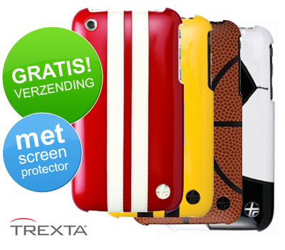 Koopjessite - Trexta - Covers met Screen protector voor iPhone 3G / 3GS