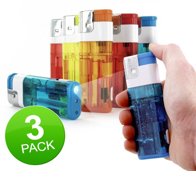 Koopjessite - Triple-pack: XL Aansteker met LED-lampje Koopjessite - Triple-pack: XL Aansteker met LED-lampje