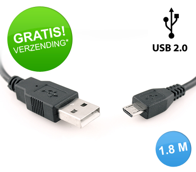 Koopjessite - USB naar Micro USB Kabel (1.8 meter USB 2.0)
