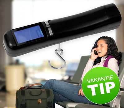 Koopjessite - Vakantie tip: Draagbare Elektronische Weegschaal voor Koffers