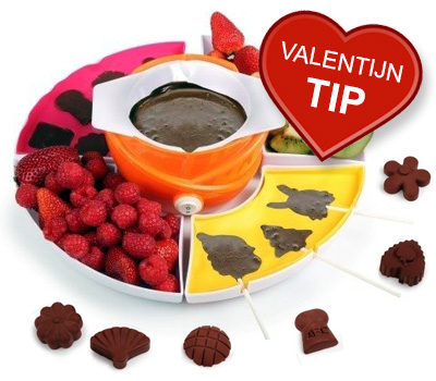 Koopjessite - Valentijn tip: Chocolade Fondueset (3-in-1)