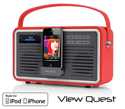 Koopjessite - View Quest Retro DAB+ Radio met iPhone Dockingstation Koopjessite - View Quest Retro DAB+ Radio met iPhone Dockingstation