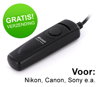 Koopjessite - Wired Remote Control voor diverse camera's Koopjessite - Wired Remote Control voor diverse camera's