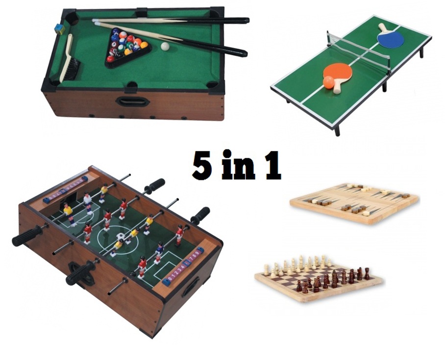Lifestyle Deal - 5 In 1 Speeltafel Lifestyle Deal - 5 In 1 Speeltafel