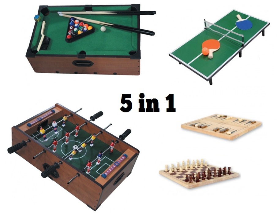 Lifestyle Deal - 5 In 1 Speeltafel