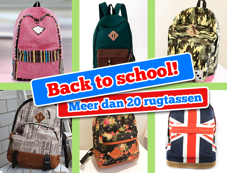 Lifestyle Deal - Back To School Rugtassen Sale Lifestyle Deal - Back To School Rugtassen Sale