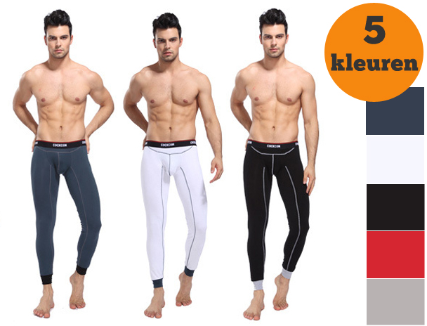 Lifestyle Deal - Comfortabele Lange Thermo Onderbroek In 5 Kleuren