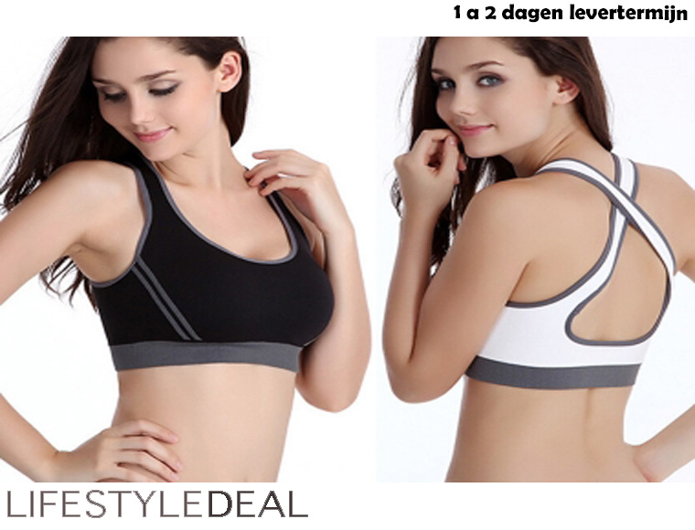 Lifestyle Deal - Comfortabele Sport Bh In 2 Kleuren