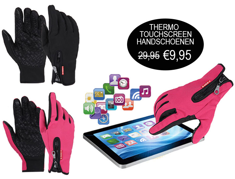 Lifestyle Deal - Comfortabele Touchscreen Thermo Handschoenen Voor Hem En Haar
