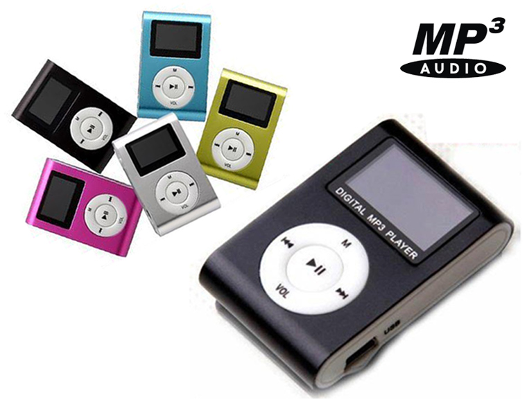 Lifestyle Deal - Compacte Mp3 Speler Met Lcd Beeldscherm In 5 Kleuren