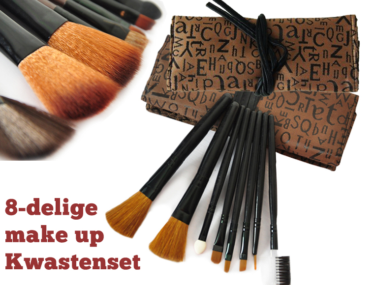 Lifestyle Deal - Complete 8-Delige Make Up Kwastenset