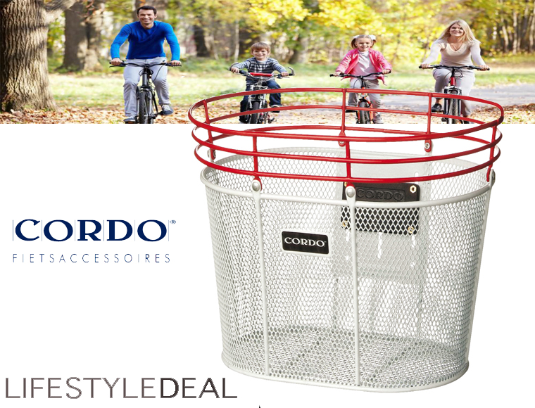 Lifestyle Deal - Cordo Trendy Fietsmand Lifestyle Deal - Cordo Trendy Fietsmand