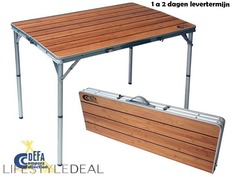 Lifestyle Deal - Defa Woodline Opvouwbare (Camping)Tafel