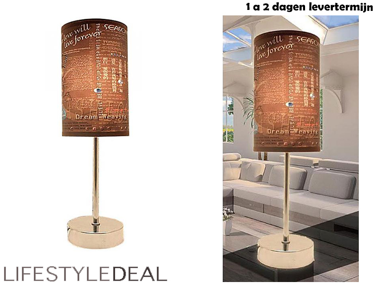 Lifestyle Deal - Design Touch Lamp Lifestyle Deal - Design Touch Lamp