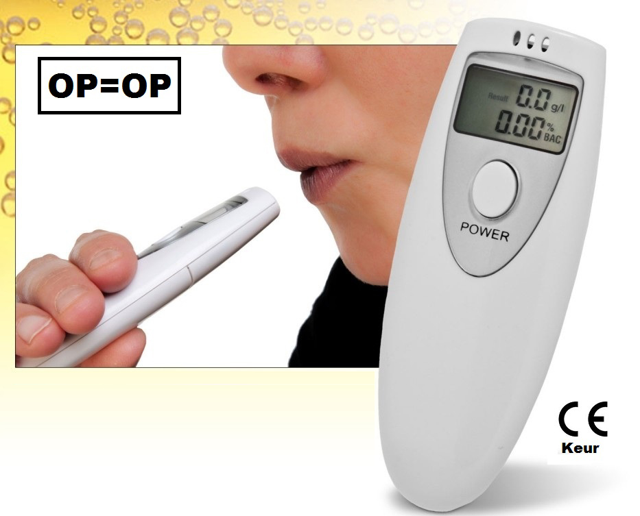 Lifestyle Deal - Digitale Alcoholtester Lifestyle Deal - Digitale Alcoholtester