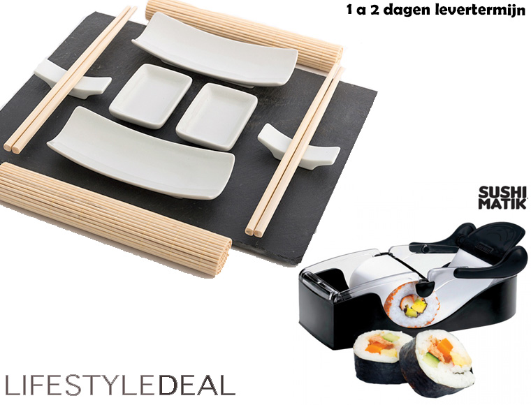 Lifestyle Deal - Exclusief Sushi Set Voor 2, Met Sushi Maker!