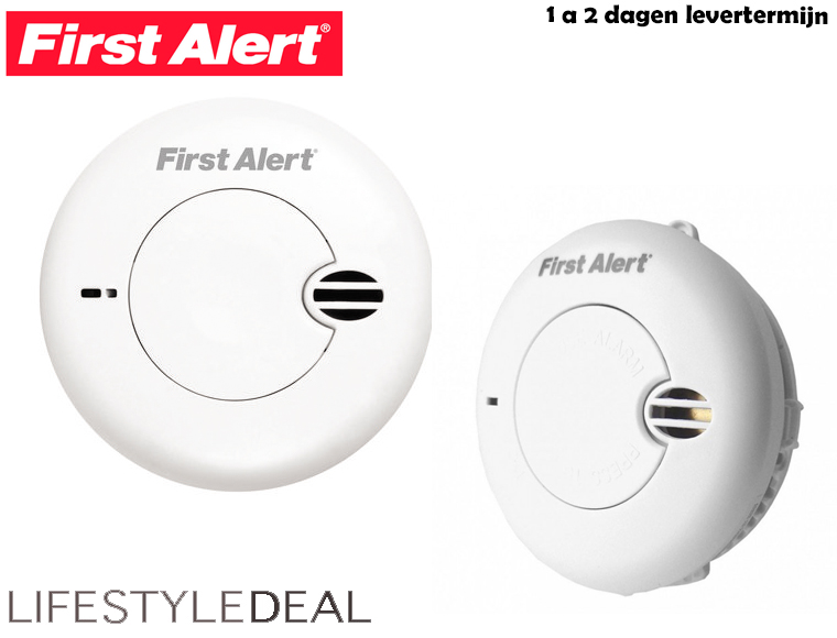 Lifestyle Deal - First Alert Optische Rookmelder - 10 Jaar Batterij Lifestyle Deal - First Alert Optische Rookmelder - 10 Jaar Batterij