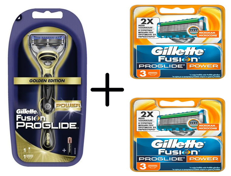 Lifestyle Deal - Gillette Fusion Proglide Power Scheerapparaat 1 Mesje +Batterij+6 Extra Mesjes