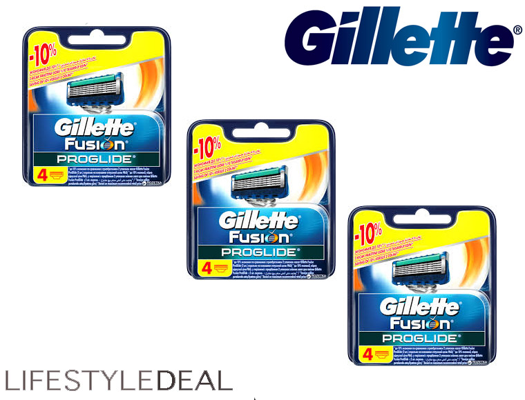 Lifestyle Deal - Gillette Fusion Proglide Scheermesjes 4 Pack