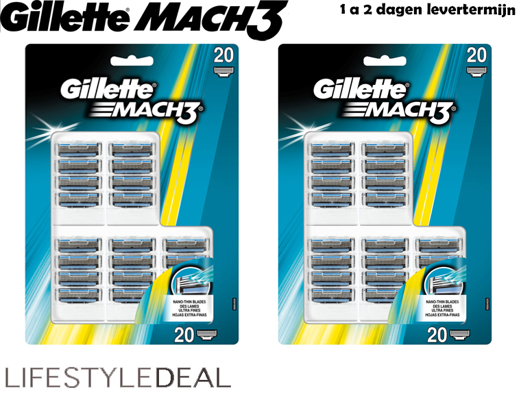 Lifestyle Deal - Gillette Mach 3 20 Pack