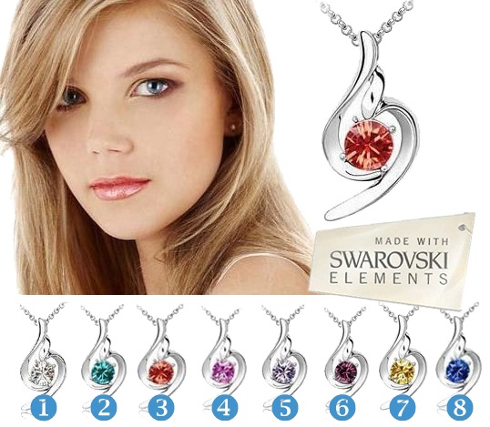 Lifestyle Deal - Gratis Swarovski Elements Collier In 8 Verschillende Kleuren