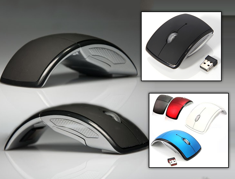 Lifestyle Deal - Handige Inklapbare Draadloze Muis In 5 Kleuren Lifestyle Deal - Handige Inklapbare Draadloze Muis In 5 Kleuren