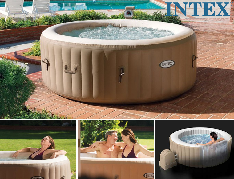 Lifestyle Deal - Intex Purespa Opblaasbare Jacuzzi Voor 4 Personen Lifestyle Deal - Intex Purespa Opblaasbare Jacuzzi Voor 4 Personen