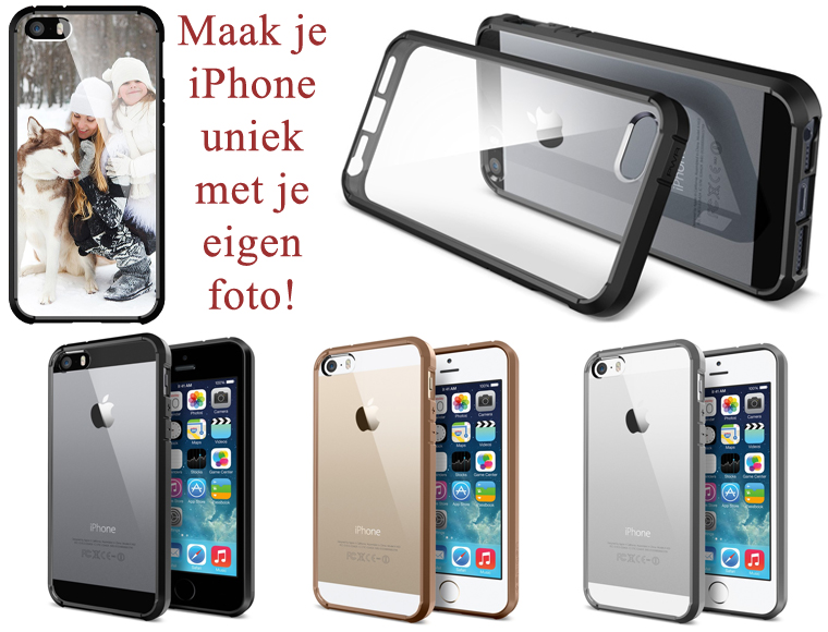 Lifestyle Deal - Iphone 4/4S Of 5/5S Case Met Transparante Achterkant Lifestyle Deal - Iphone 4/4S Of 5/5S Case Met Transparante Achterkant