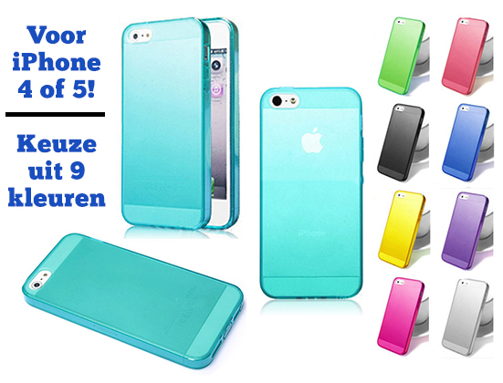 Lifestyle Deal - Kleurrijke Siliconen-beschermhoesjes Voor Iphone 4/4S Of 5 Lifestyle Deal - Kleurrijke Siliconen-beschermhoesjes Voor Iphone 4/4S Of 5