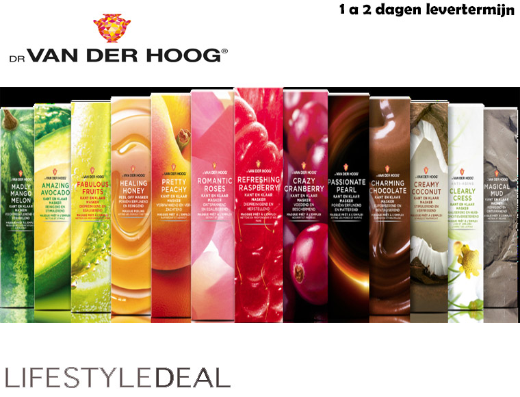 Lifestyle Deal - Lamp Uitverkocht! Nu 9X Dr. V Der Hoog Gezichtsmaskers Verwenpakket