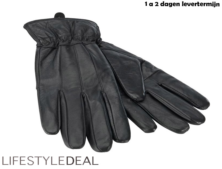 Lifestyle Deal - Lamsleren Winterhandschoenen Nu 6,95 - Opruiming Lifestyle Deal - Lamsleren Winterhandschoenen Nu 6,95 - Opruiming