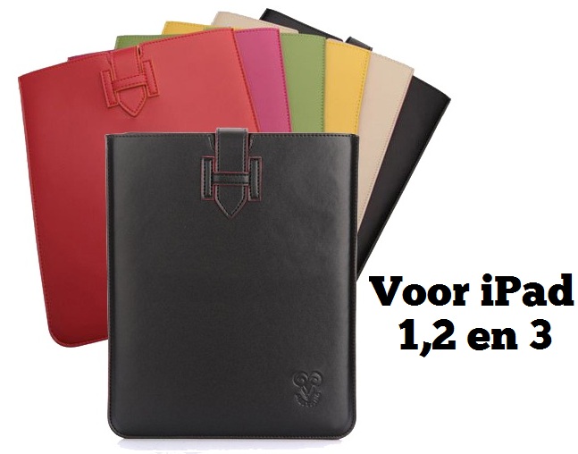 Lifestyle Deal - Lederen Sleeve Voor Ipad 1, 2 En 3