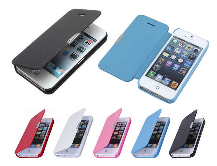 Lifestyle Deal - Magnetische Flip Case Voor Iphone 4/S En 5/S In 5 Kleuren Lifestyle Deal - Magnetische Flip Case Voor Iphone 4/S En 5/S In 5 Kleuren