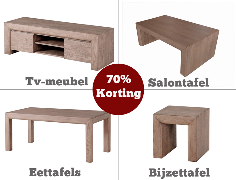 Lifestyle Deal - Massief Eikenhouten Meubels Megasale