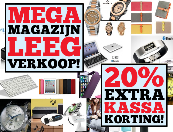 Lifestyle Deal - Mega Magazijn Leegverkoop: 20% Extra Kassakorting!