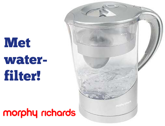 Lifestyle Deal - Morphy Richards Waterkoker Met Ingebouwd Waterfilter Lifestyle Deal - Morphy Richards Waterkoker Met Ingebouwd Waterfilter