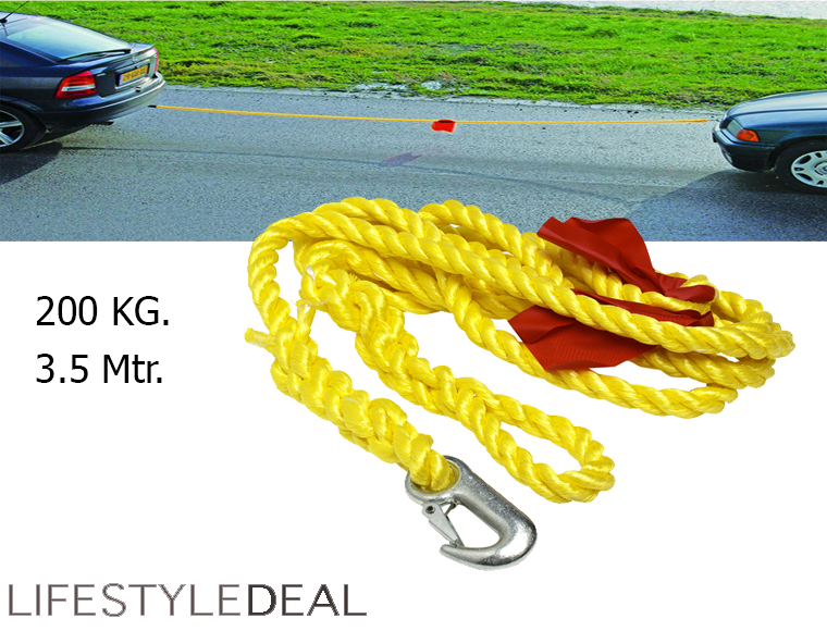 Lifestyle Deal - Onmisbare Sleepkabel 2000Kg Lifestyle Deal - Onmisbare Sleepkabel 2000Kg