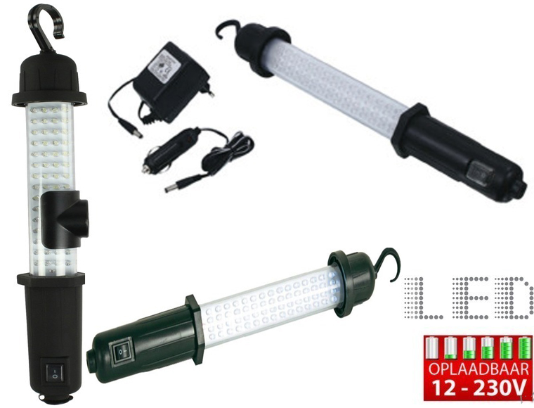 Lifestyle Deal - Oplaadbare Led Werk En Looplamp Lifestyle Deal - Oplaadbare Led Werk En Looplamp
