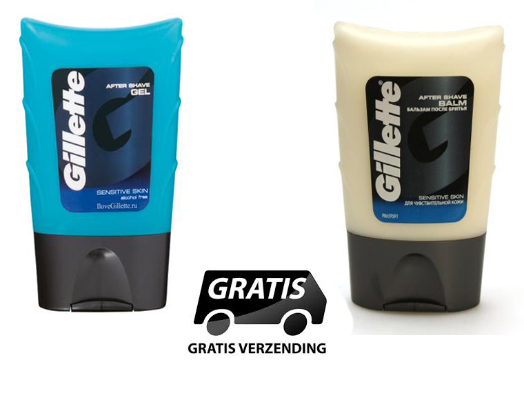 Lifestyle Deal - Originele Gillette Aftershave Balsem&Gel Lifestyle Deal - Originele Gillette Aftershave Balsem&Gel