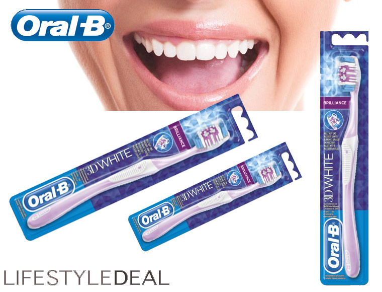 Lifestyle Deal - Originele Oral-B 3D White Brilliance Tandenborstels Lifestyle Deal - Originele Oral-B 3D White Brilliance Tandenborstels