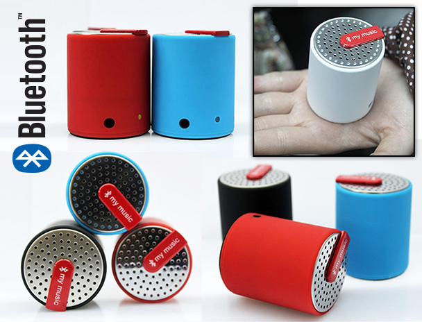 Lifestyle Deal - Portable Bluetooth Mini-speaker In 5 Kleuren Lifestyle Deal - Portable Bluetooth Mini-speaker In 5 Kleuren