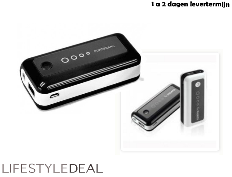 Lifestyle Deal - Powerbank 5600 Mah Lifestyle Deal - Powerbank 5600 Mah